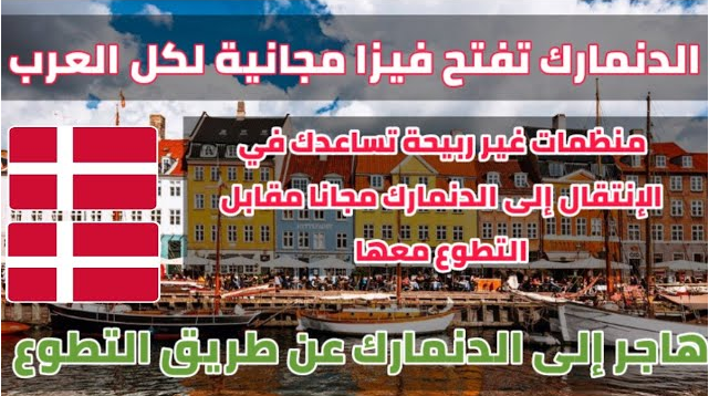 منظمات غير ربحية تساعدك في الهجرة والعمل التطوعي في الدنمارك 🇩🇰