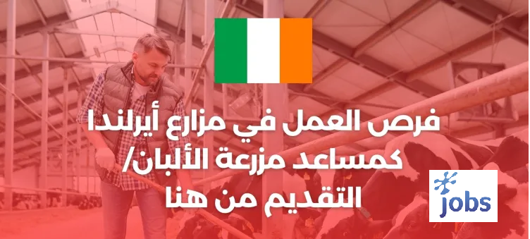 أيرلندا | فرص العمل كمساعد مزرعة الألبان